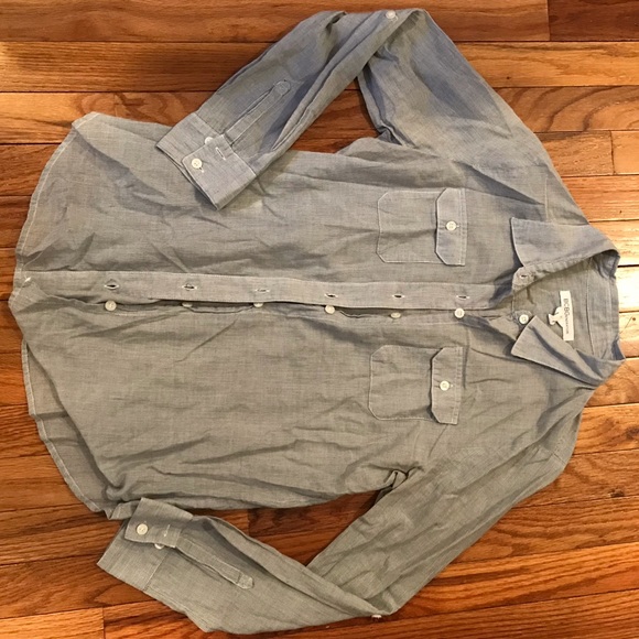 BCBGeneration Pinstripe Button Up - Picture 2 of 3